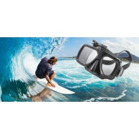 MASKA DO NURKOWANIA Z UCHWYTEM DO KAMER SPORTOWYCH Z ETUI