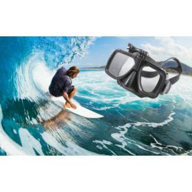 MASKA DO NURKOWANIA Z UCHWYTEM DO KAMER SPORTOWYCH Z ETUI