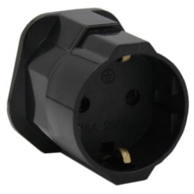 PRZEJŚCI&Oacute;WKA ADAPTER GNIAZDKA Z UK TYP G DO UE TYP F