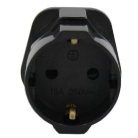 PRZEJŚCI&Oacute;WKA ADAPTER GNIAZDKA Z UK TYP G DO UE TYP F