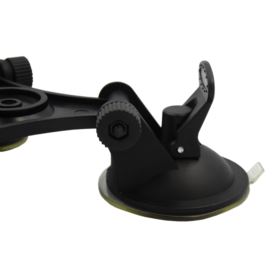 UCHWYT Z PRZYSSAWKĄ DO KAMER SPORTOWYCH TRI-ANGLE CZARNY Z OBROTOWĄ GŁOWICĄ 360 STOPNI