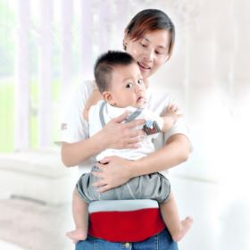 NOSIDEŁKO BIODROWE CZERWONE DLA DZIECKA