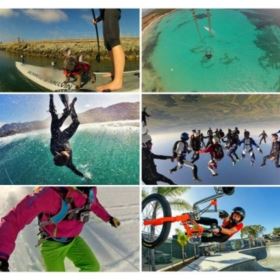 AKCESORIA DO KAMERY SPORTOWEJ ZESTAW 20 ELEMENT&Oacute;W Z WALIZKĄ