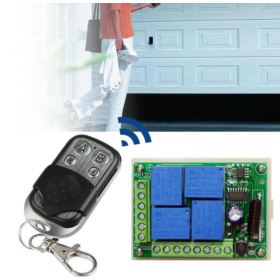 ZESTAW DO ZDALNEGO STEROWANIA Z PILOTEM RF O ZASIĘGU 70 METR&Oacute;W 4 KANAŁOWY