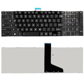 KLAWIATURA TOSHIBA L850 C850 C855 C870D L855 X870-00T 002L11B56LAB02 Z RAMKĄ CZARNA MATOWA