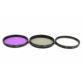 FILTRY FOTOGRAFICZNE UV POLARYZACYJNY FLD NA OBIEKTYW 58MM ZESTAW Z ETUI