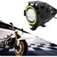 LAMPA MOTOCYKLOWA REFLEKTOR LED CREE U7 CZERWONY RING