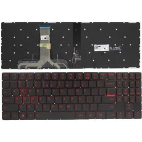 KLAWIATURA LENOVO Y520 R720 Y720 CZARNA PODŚWIETLANA US