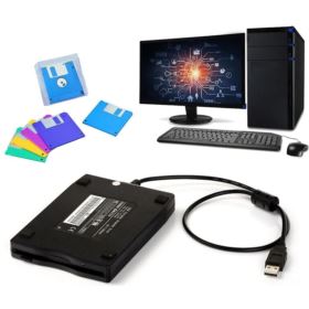 ZEWNĘTRZNA STACJA DYSKIETEK FDD FLOPPY DISK 1.44 MB NAPĘD ZEWNĘTRZNY USB