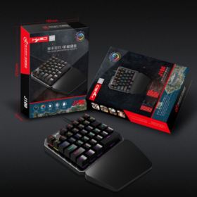 KLAWIATURA MECHANICZNA PRZEWODOWA LEWA DLA GRACZY 35 KLAWISZY PODŚWIETLANA RGB