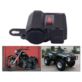 ŁADOWARKA DO MOTOCYKLA USB Z GNIAZDEM ZAPALNICZKI I VOLTOMIERZEM