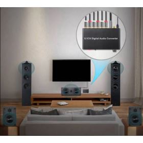KONWERTER DEKODER SYGNAŁU CYFROWEGO NA ANALOGOWY COAXIAL SPDIF NA RCA 5.1