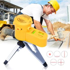 LASEROWA POZIOMICA Z TRIPODEM 8 FUNKCJI 5 METR&Oacute;W ZASIĘGU