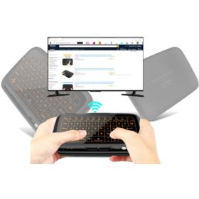 BEZPRZEWODOWA KLAWIATURA Z FUNKCJĄ TOUCHPADA H18 PLUS 2w1