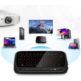 BEZPRZEWODOWA KLAWIATURA Z FUNKCJĄ TOUCHPADA H18 PLUS 2w1