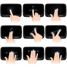 BEZPRZEWODOWA KLAWIATURA Z FUNKCJĄ TOUCHPADA H18 PLUS 2w1