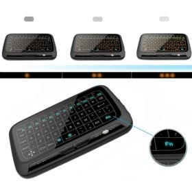 BEZPRZEWODOWA KLAWIATURA Z FUNKCJĄ TOUCHPADA H18 PLUS 2w1