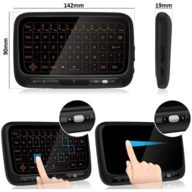 BEZPRZEWODOWA KLAWIATURA Z FUNKCJĄ TOUCHPADA H18 PLUS 2w1