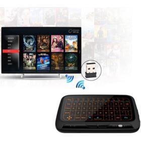 BEZPRZEWODOWA KLAWIATURA Z FUNKCJĄ TOUCHPADA H18 PLUS 2w1