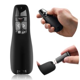 WSKAŹNIK LASEROWY CZERWONY 12M PILOT NA USB CZARNY