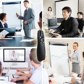 WSKAŹNIK LASEROWY CZERWONY 12M PILOT NA USB CZARNY