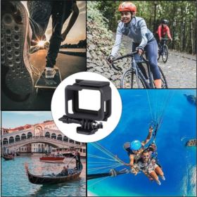 RAMKA DO GOPRO 5 6 7 BLACK HERO 2018 UCHWYT DO KAMERY SPORTOWEJ CZARNY