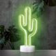 LAMPKA NOCNA LED KAKTUS Z PODSTAWKĄ I KABLEM USB