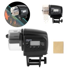 AUTOMATYCZNY KARMNIK DLA RYB Z WYŚWIETLACZEM