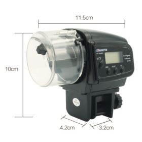 AUTOMATYCZNY KARMNIK DLA RYB Z WYŚWIETLACZEM