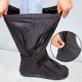 OCHRANIACZE PRZECIWDESZCZOWE NA BUTY XL 43-45 32 CM CZARNE