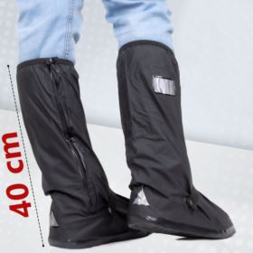 OCHRANIACZE PRZECIWDESZCZOWE NA BUTY XL 43-45 32 CM CZARNE