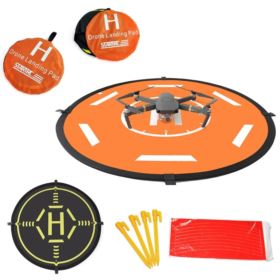 LĄDOWISKO DLA DRONA MATA 80CM POMARAŃCZOWO-CZARNA Z ETUI