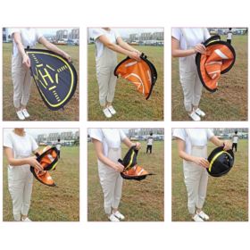 LĄDOWISKO DLA DRONA MATA 80CM POMARAŃCZOWO-CZARNA Z ETUI