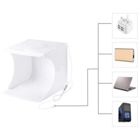 NAMIOT BEZCIENIOWY 20CM Z RINGIEM LED I 6 TŁAMI FOTOGRAFICZNYMI