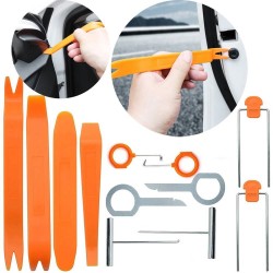 ŚCIĄGACZE DO TAPICERKI 12 ELEMENTÓW ABS METAL