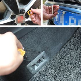 ŚCIĄGACZE DO TAPICERKI 12 ELEMENT&Oacute;W ABS METAL