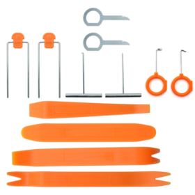 ŚCIĄGACZE DO TAPICERKI 12 ELEMENT&Oacute;W ABS METAL