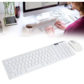 KLAWIATURA I MYSZ BEZPRZEWODOWA BIAŁA ZESTAW K-06