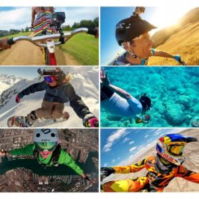 ZESTAW 63W1 AKCESORIA DO KAMER SPORTOWYCH Z WALIZKĄ