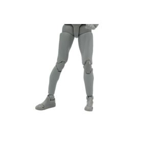 MANEKIN DO RYSOWANIA 13,5CM SZARY Z 4 DŁONIAMI I 2 STOPAMI