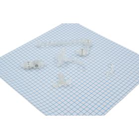 MANEKIN DO RYSOWANIA 13,5CM SZARY Z 4 DŁONIAMI I 2 STOPAMI