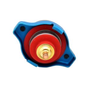 KOREK CHŁODNICY Z TERMOMETREM 0.9 BAR NIEBIESKI