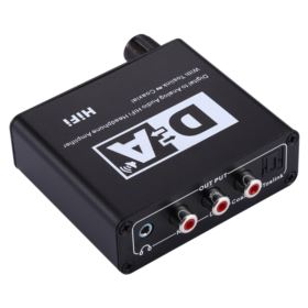 KONWERTER DWUKIERUNKOWY SPDIF I COAXIAL Z ZASILACZEM