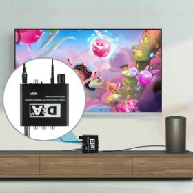 KONWERTER DWUKIERUNKOWY SPDIF I COAXIAL Z ZASILACZEM