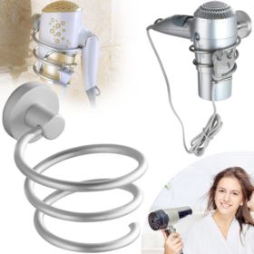 UCHWYT NA SUSZARKĘ ŚCIENNY METALOWY Z KORKIEM ROZPOROWYM I WKRĘTEM