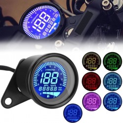 LICZNIK MOTOCYKLOWY CYFROWY UNIWERSALNY Z PODŚWIETLENIEM LED