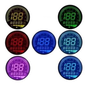 LICZNIK MOTOCYKLOWY CYFROWY UNIWERSALNY Z PODŚWIETLENIEM LED