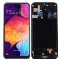 WYŚWIETLACZ Z DIGITIZEREM SAMSUNG GALAXY A50 SM-A505FN SM-A505F Z RAMKĄ CZARNY