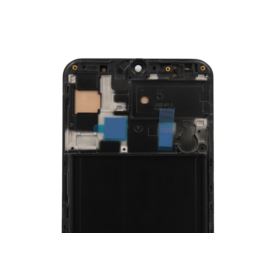 WYŚWIETLACZ Z DIGITIZEREM SAMSUNG GALAXY A50 SM-A505FN SM-A505F Z RAMKĄ CZARNY