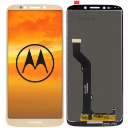 WYŚWIETLACZ Z DIGITIZEREM MOTOROLA MOTO E5 PLUS XT1924 ZŁOTY
